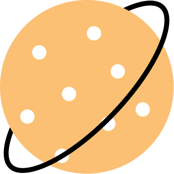 Decorative planet element