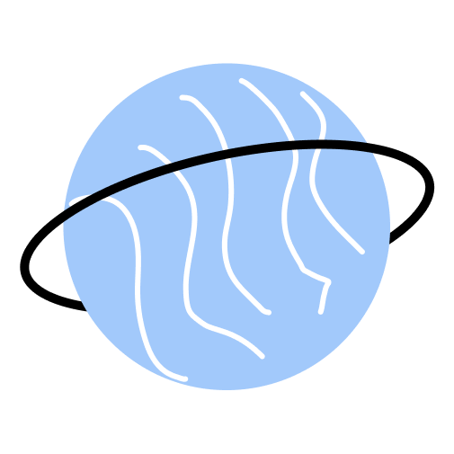 Decorative planet element