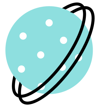 Decorative planet element